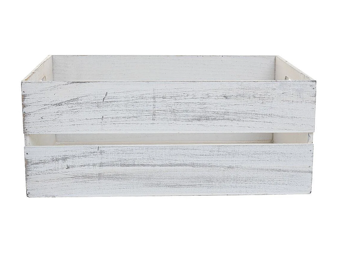 Ensemble de 4 paniers en bois blancs