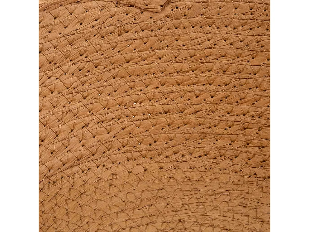 BraunerKorb aus geflochtenem Seil, D29x11h cm