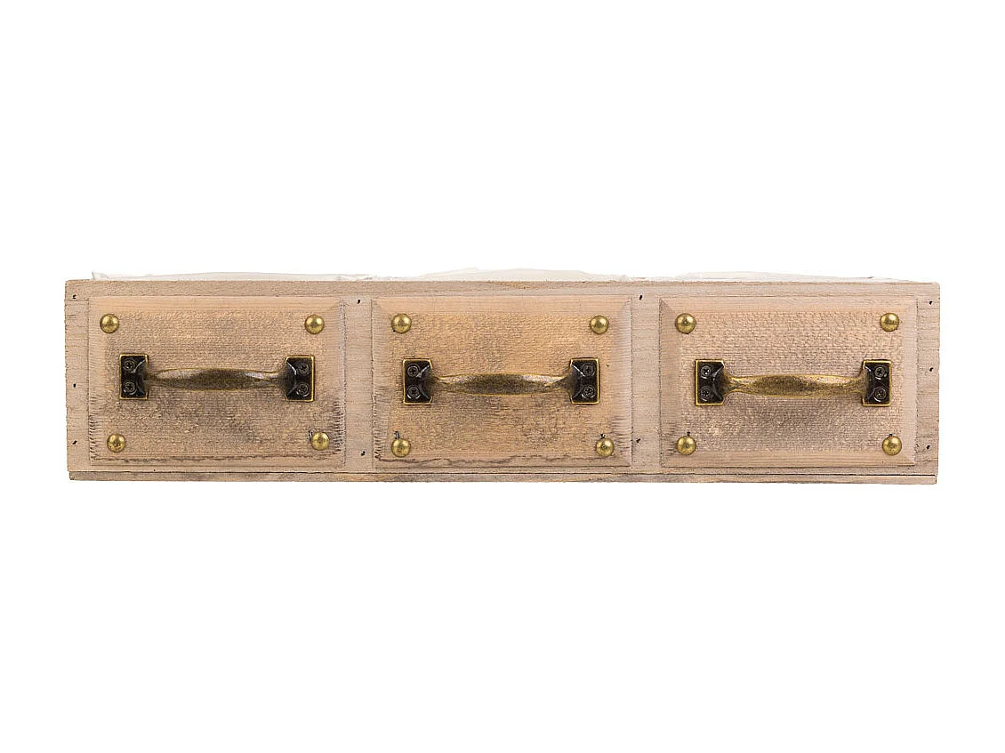 Cassetto in legno marrone 45x15x10,5h