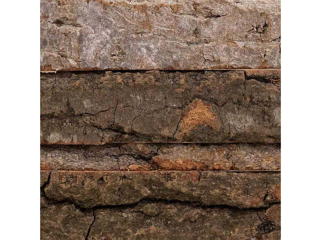 Cesto in legno con manici marroni 20x20x10h