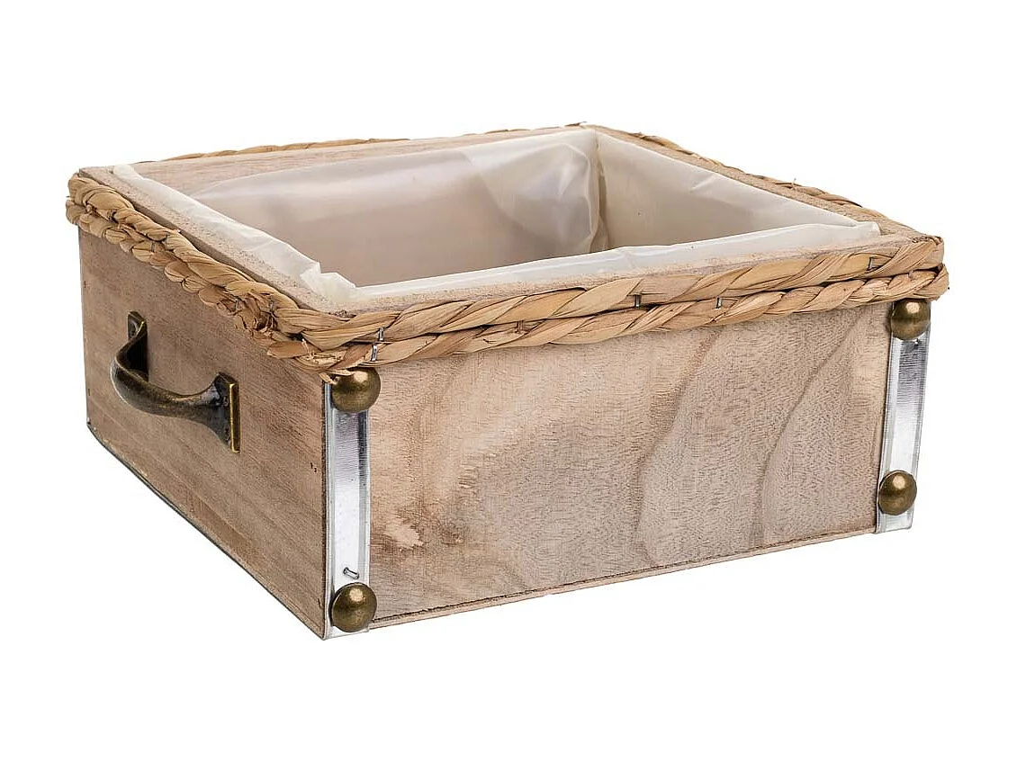 Cassetto in legno marrone 23,5x23,5x10,5h