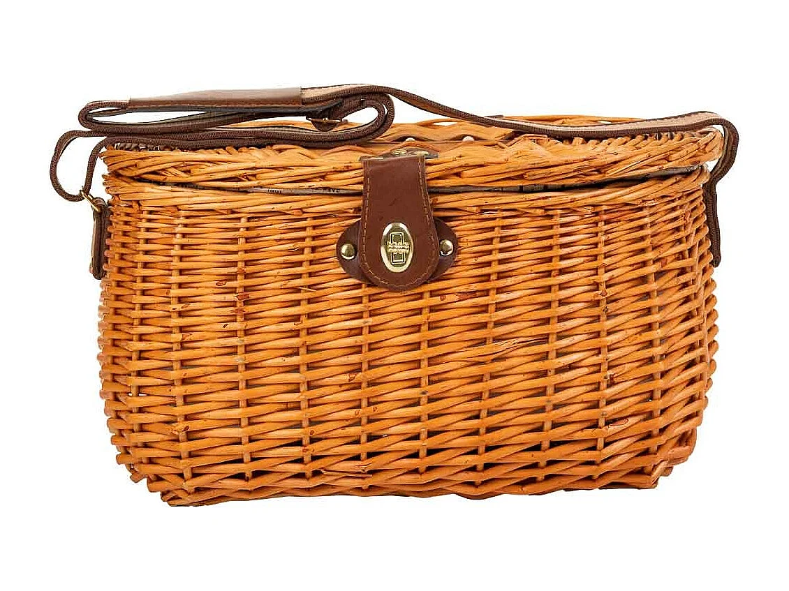 Brauner Picknickkorb 40x28x22h cm