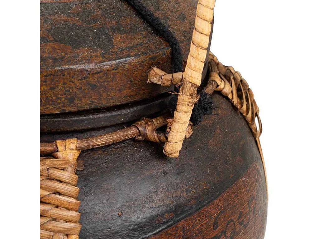 Reiskorb thailÃ¤ndischer Herkunft 30,5x30,5x33h cm