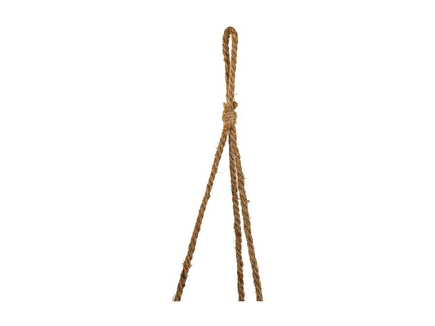 Cestini pensili in fibra naturale marrone d26x25h-d22x18h