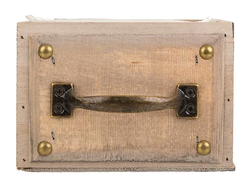 Gaveta de madeira marrom 15x15x10,5