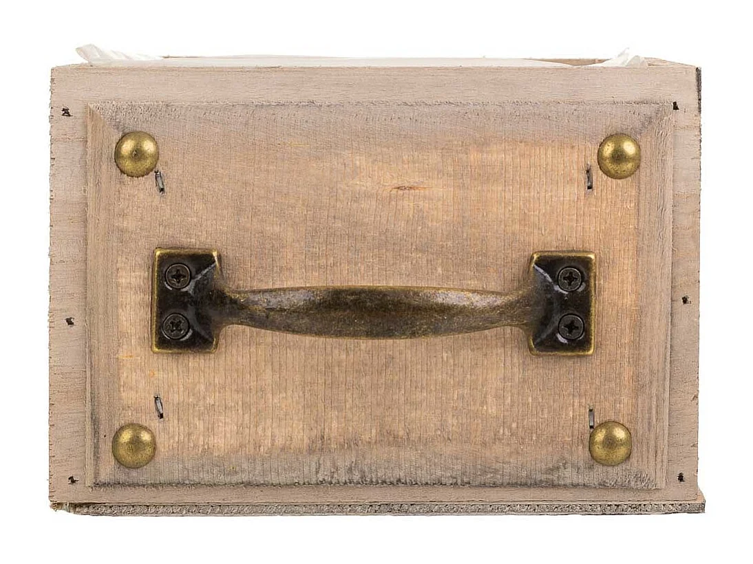 Cassetto in legno marrone 15x15x10,5h