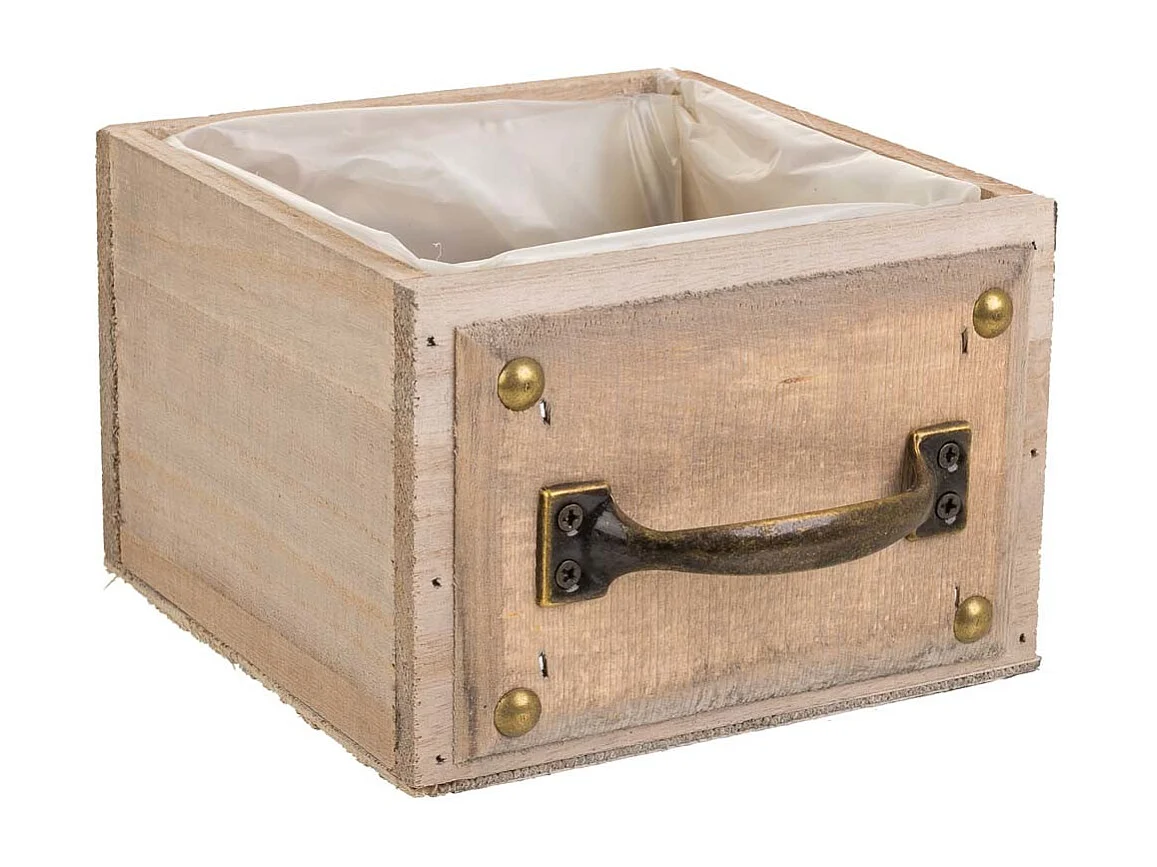 Cassetto in legno marrone 15x15x10,5h