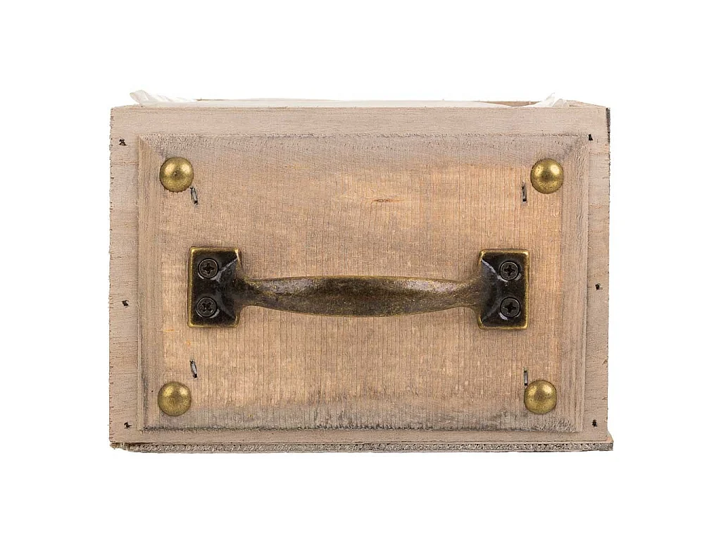 Cassetto in legno marrone 15x15x10,5h