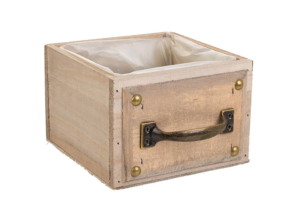 Cassetto in legno marrone 15x15x10,5h