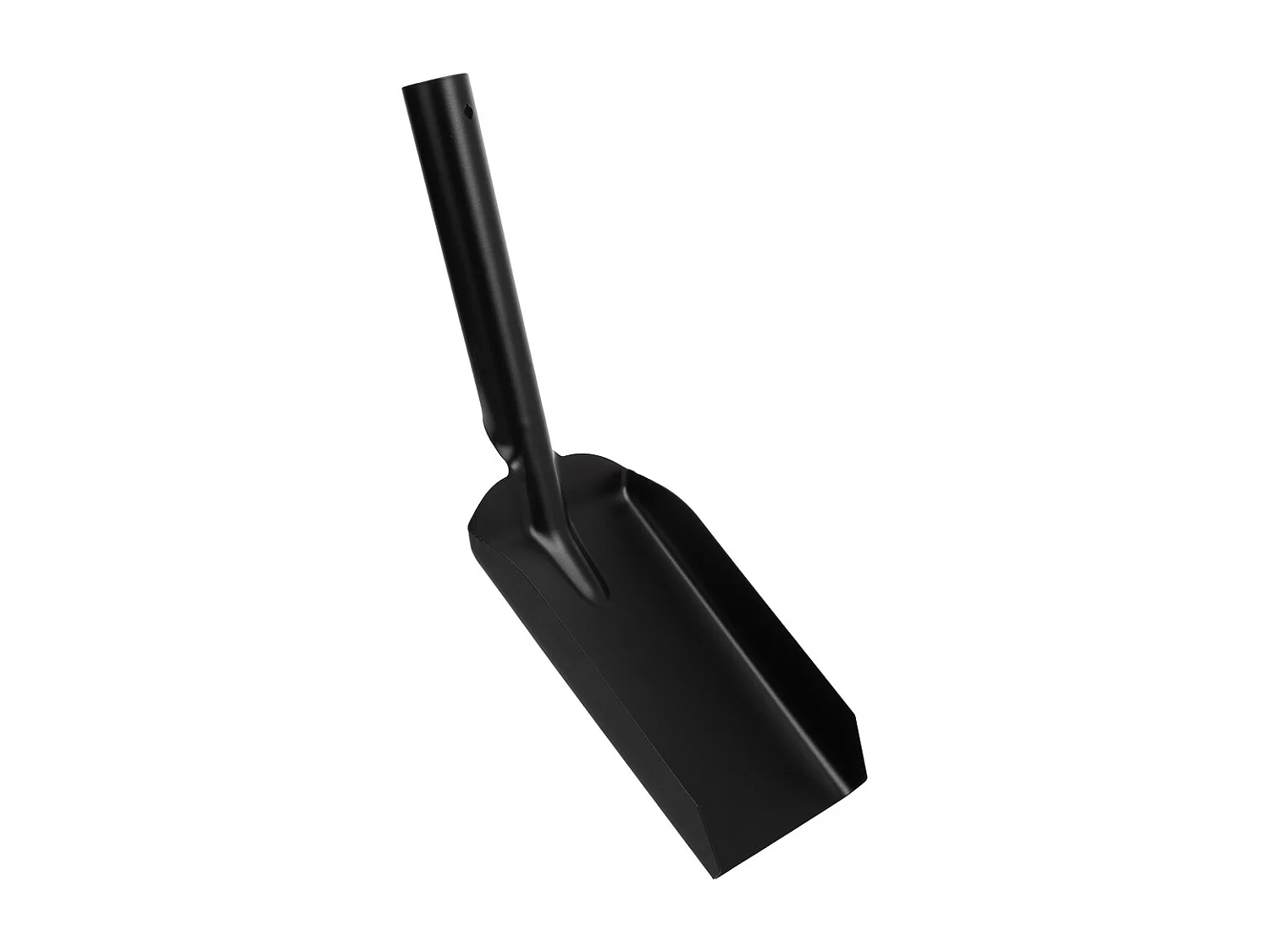 Recogedor para la chimenea de metal negro 39x13x11