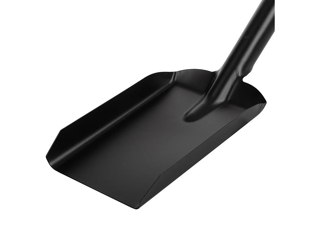 Recogedor para la chimenea de metal negro 39x13x11