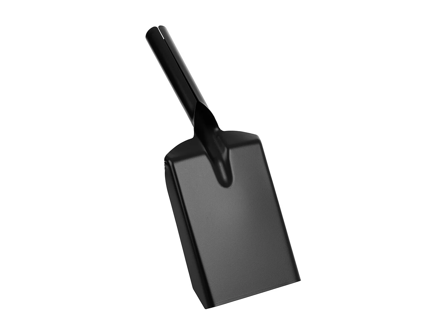 Paletta per caminetto in metallo nero 39x13x11h