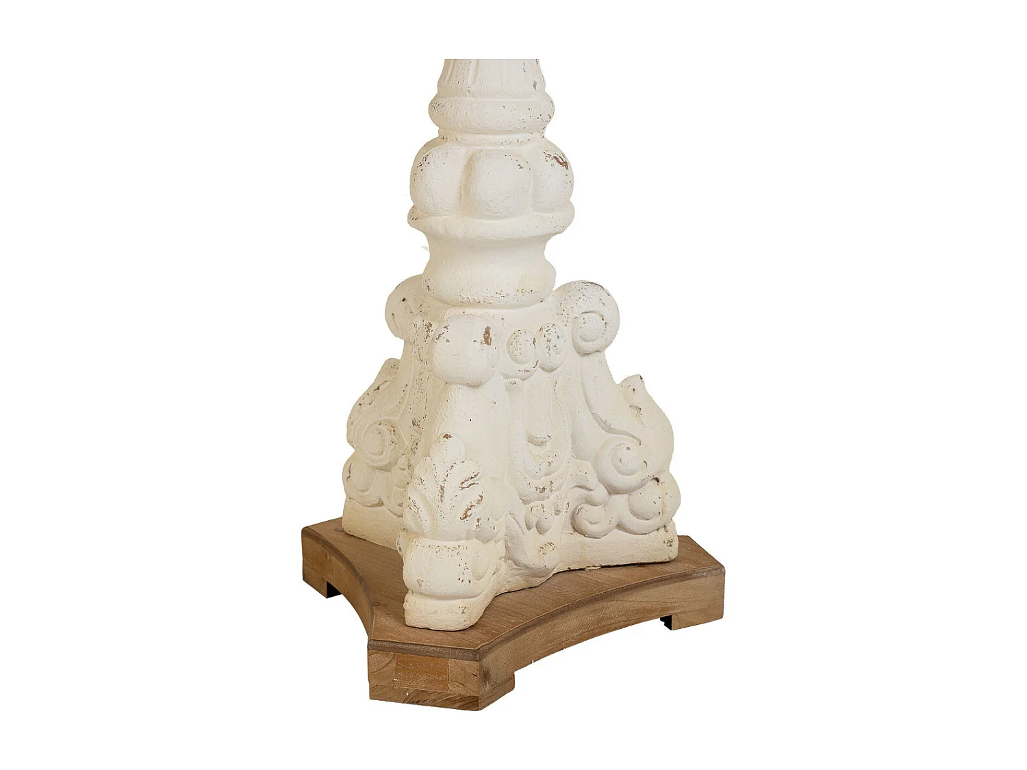 Mesa de centro de madeira marrom 66,5x66,5x81