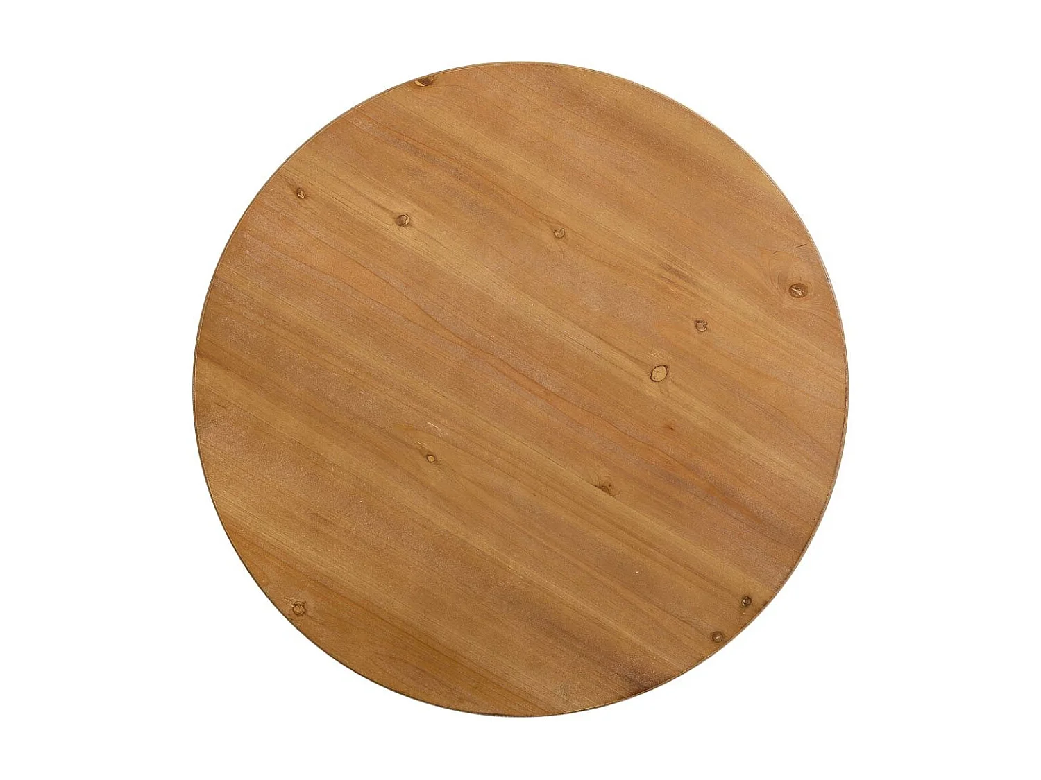 Table basse en bois marron 66.5x66.5x81h