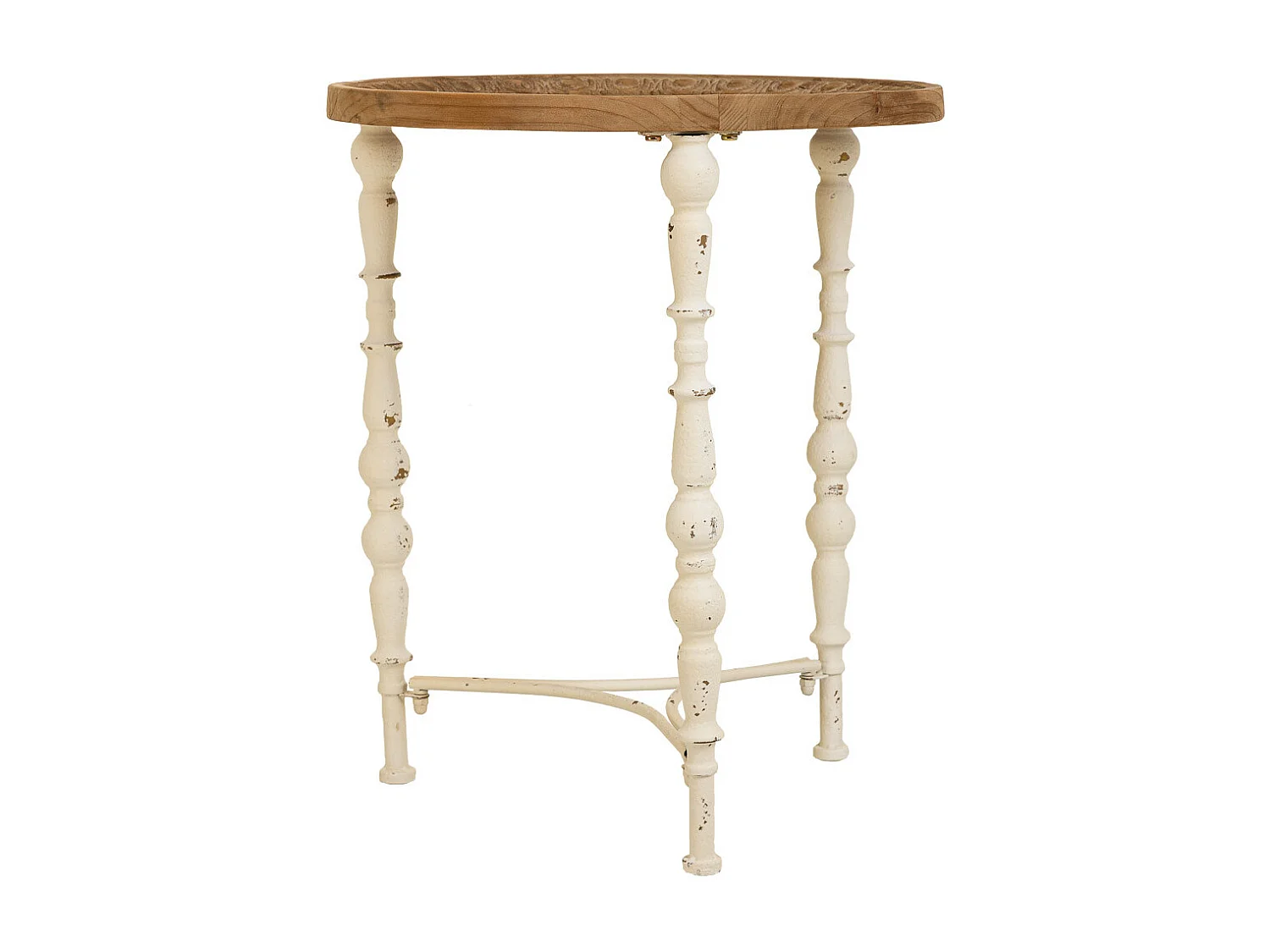 Brauner Couchtisch aus Holz 51x51x61h cm