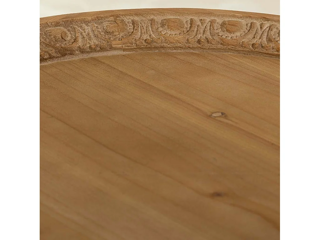 Table d'appoint en bois marron 51x51x61h