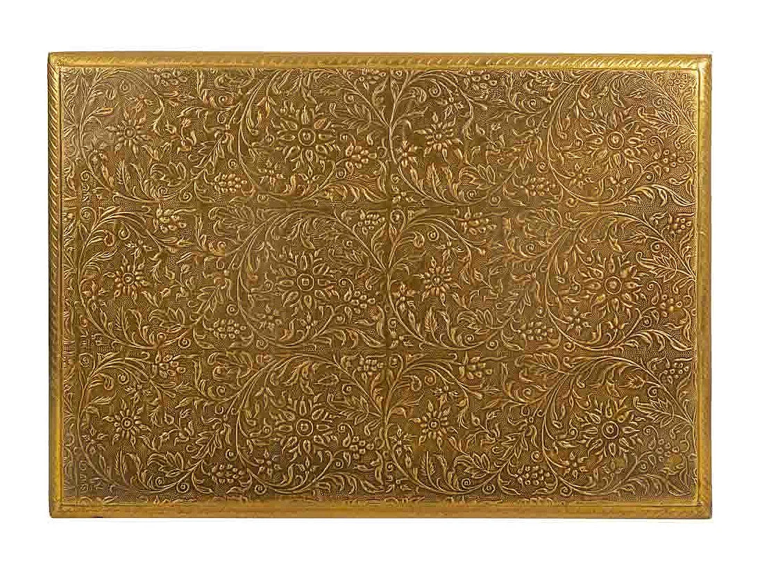 Brauner Couchtisch aus Holz 48x33x45,5h cm