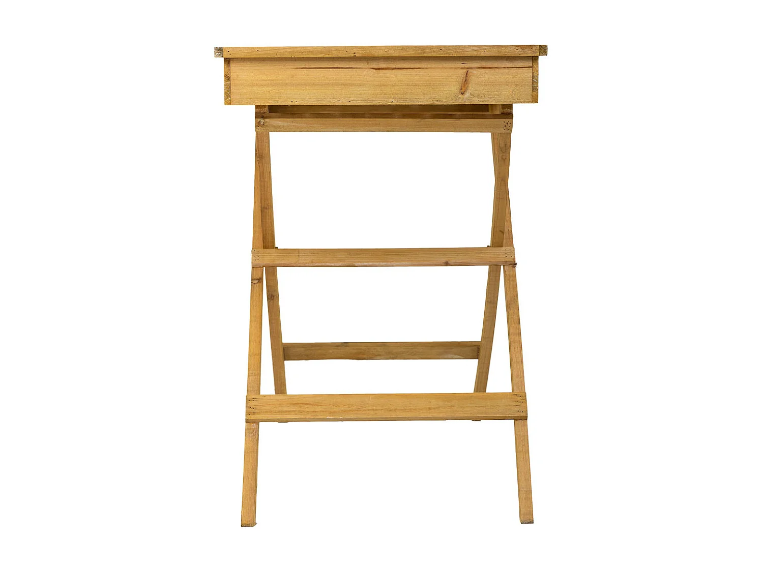 Brauner Holztisch 95,5 x 50,5 x 79,5 h cm