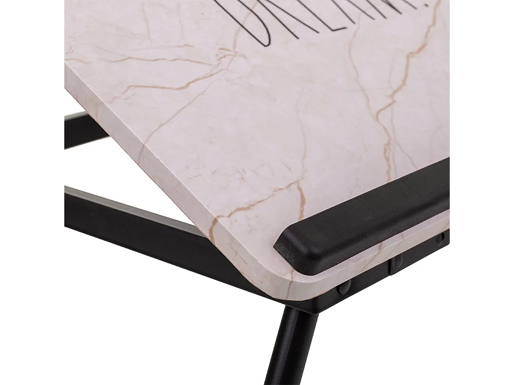 Mesa dobrável branca 61x35,5x20