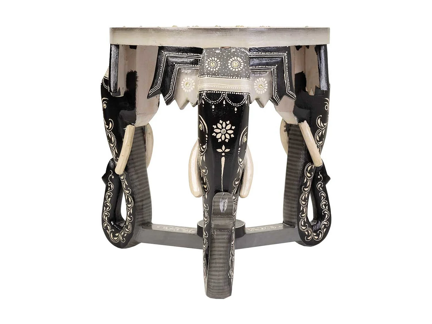 Tavolino in legno grigio 42x35x39h