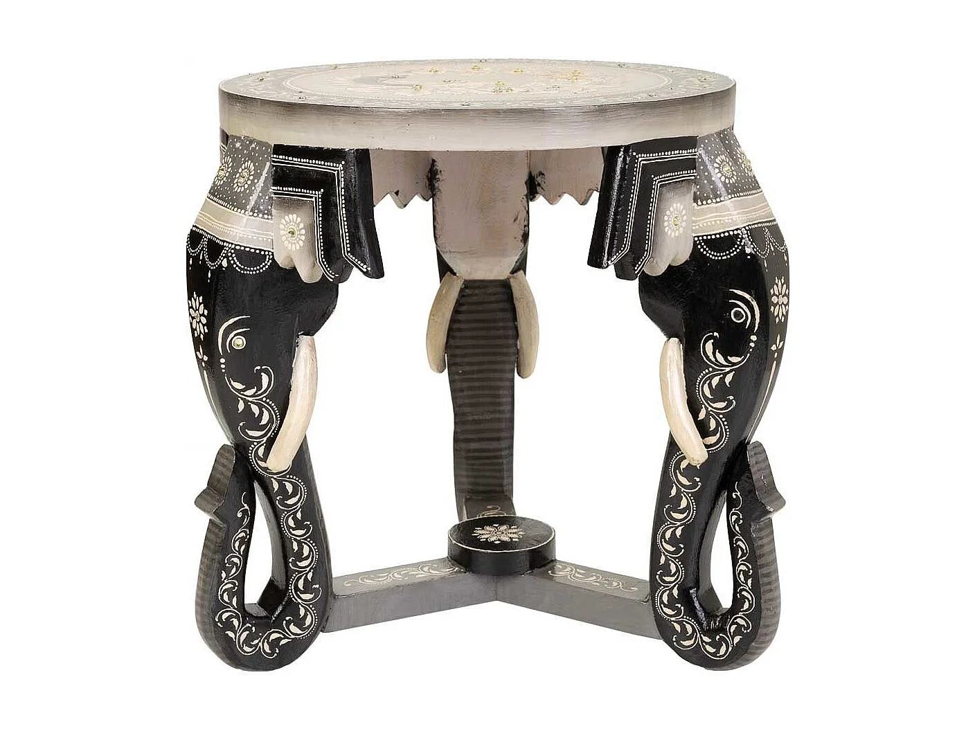 Tavolino in legno grigio 42x35x39h