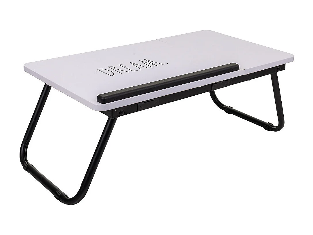 Tavolo scrivania pieghevole bianco 61x35,5x20h