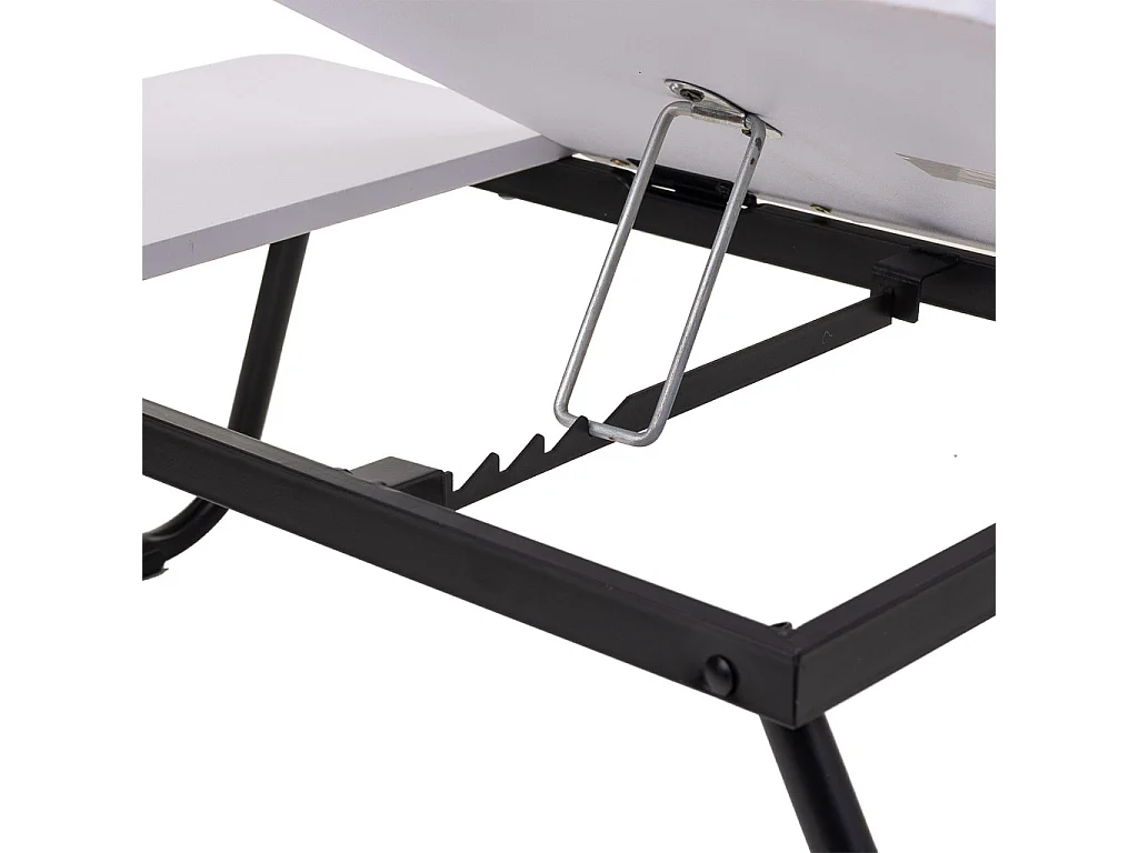 Tavolo scrivania pieghevole bianco 61x35,5x20h