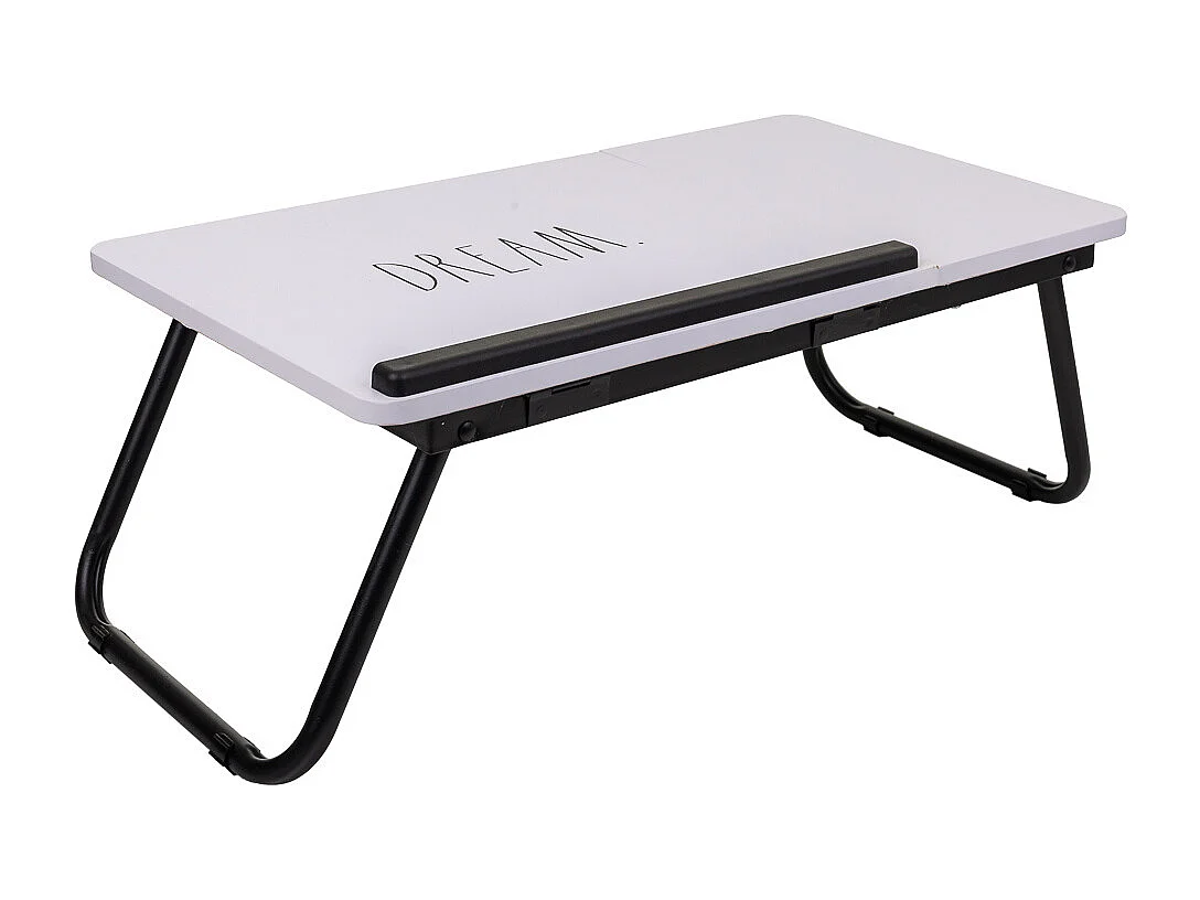 Mesa escritorio plegable blanca 61x35.5x20