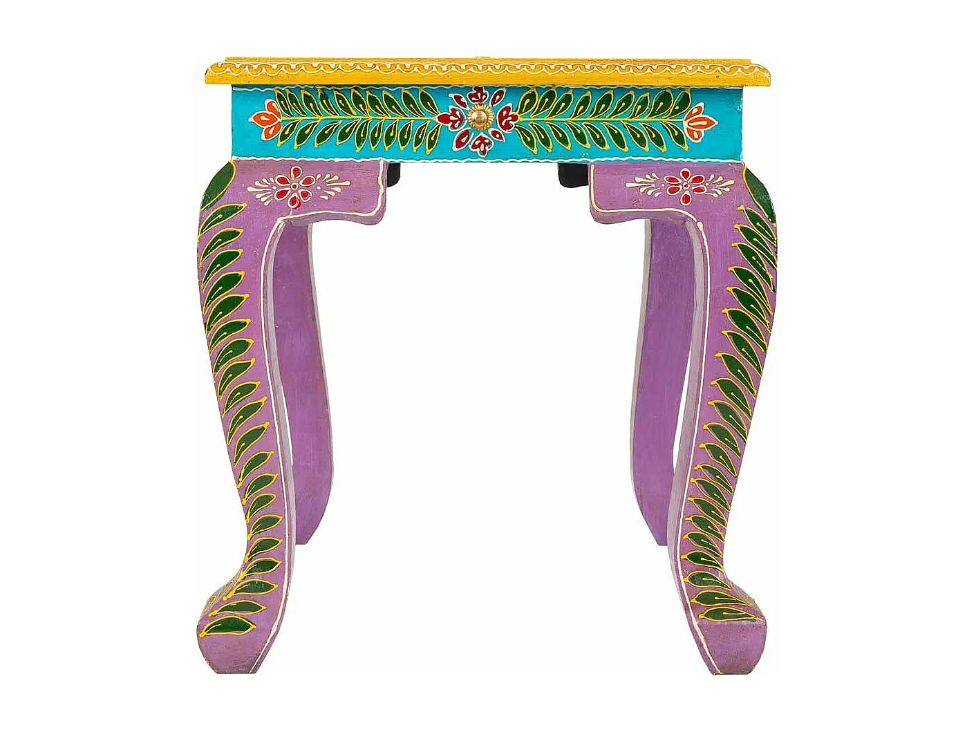 Mesa de centro de madeira marrom 40x40x45