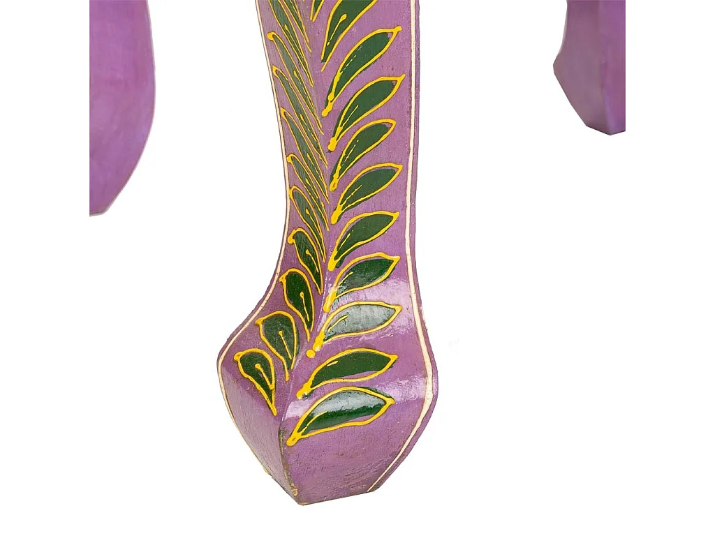 Mesa de centro de madeira marrom 40x40x45