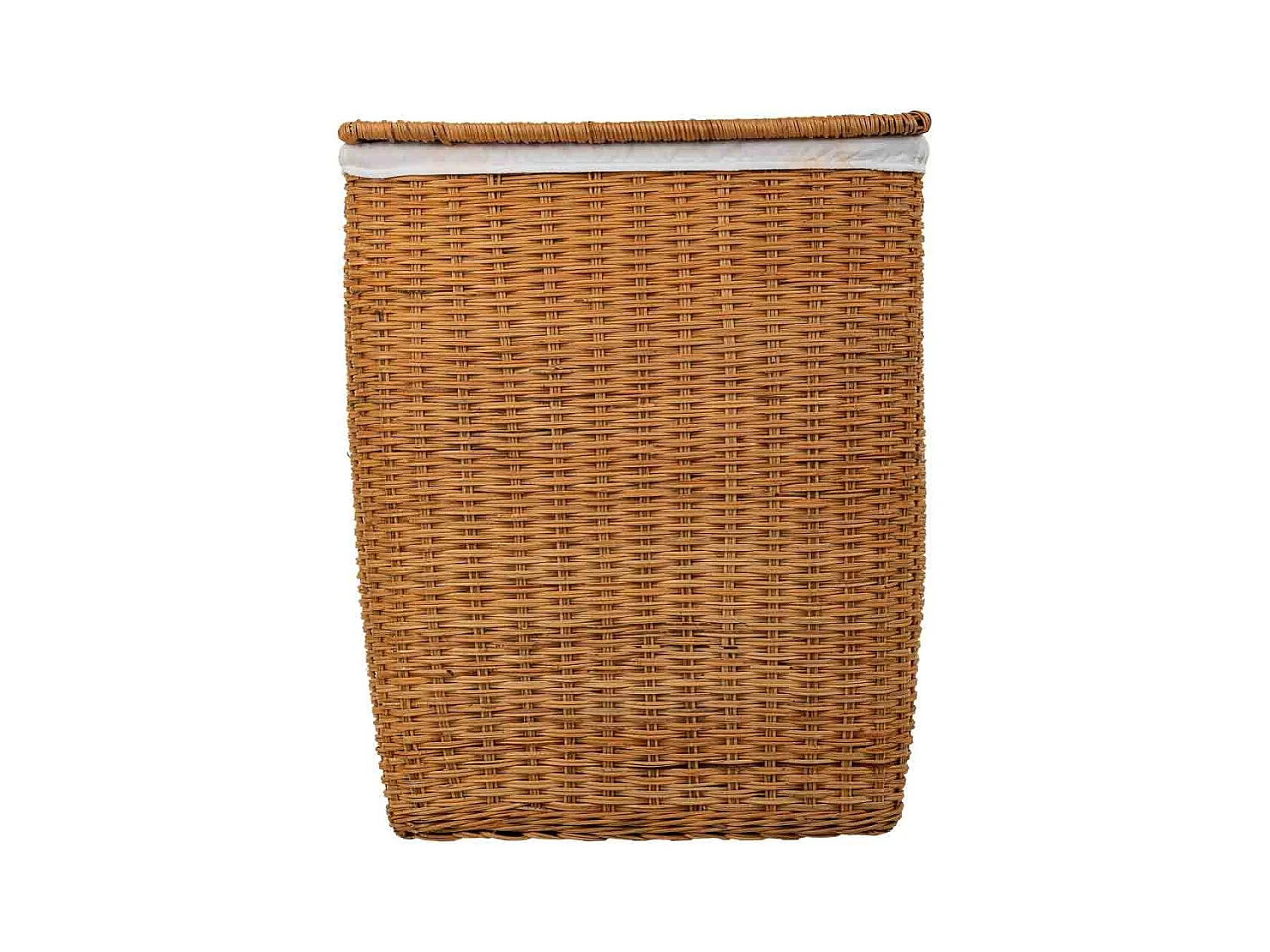 Conjunto de 2 cestos de roupa suja marrom