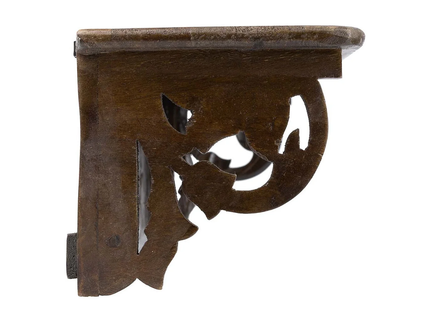 Repisa de madera marrón 60x15x13