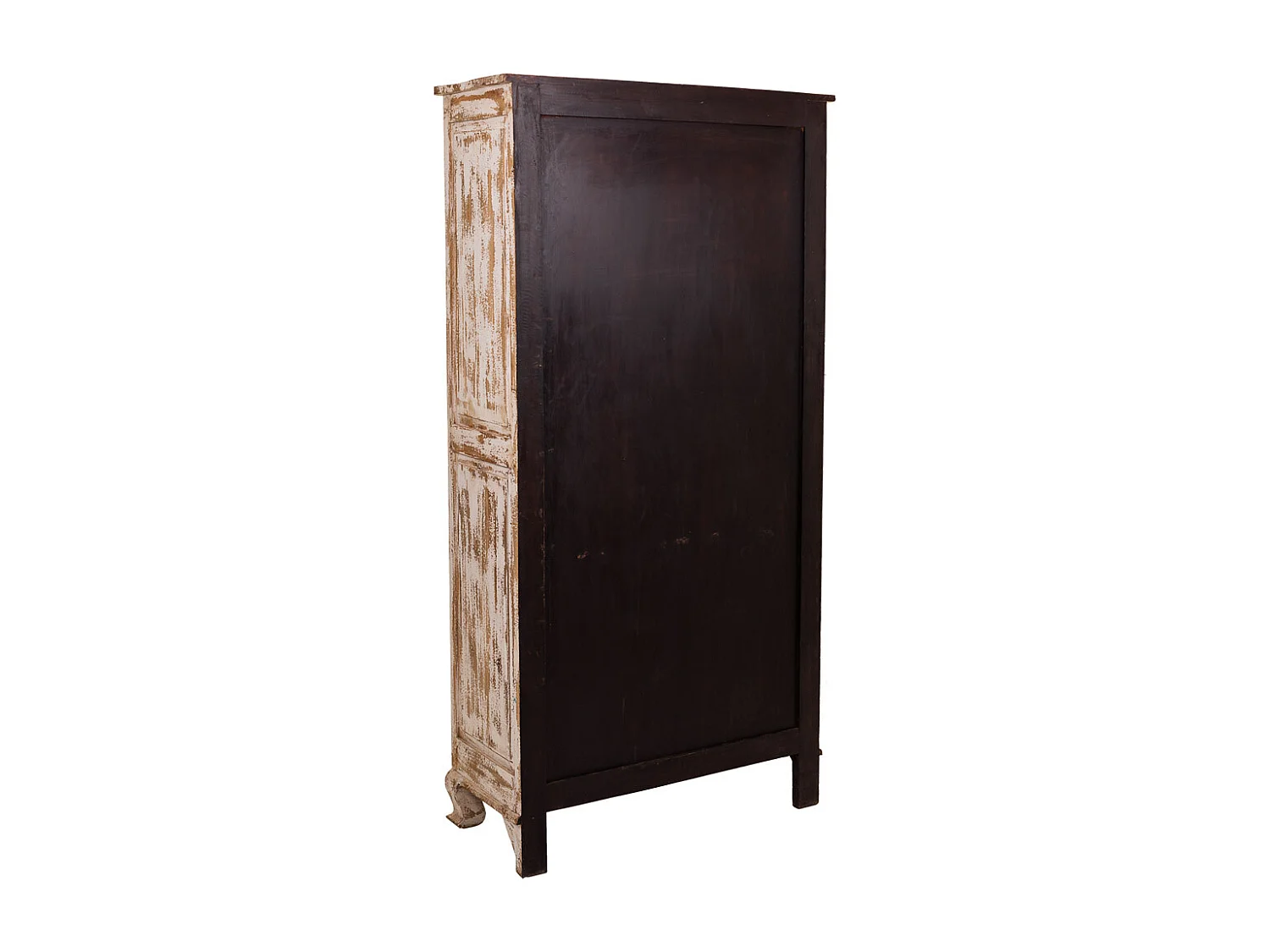 Vitrine en bois marron 91x40x183h