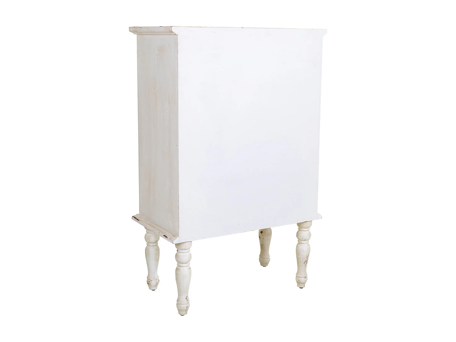 Vetrina in legno bianco 71x40x111h