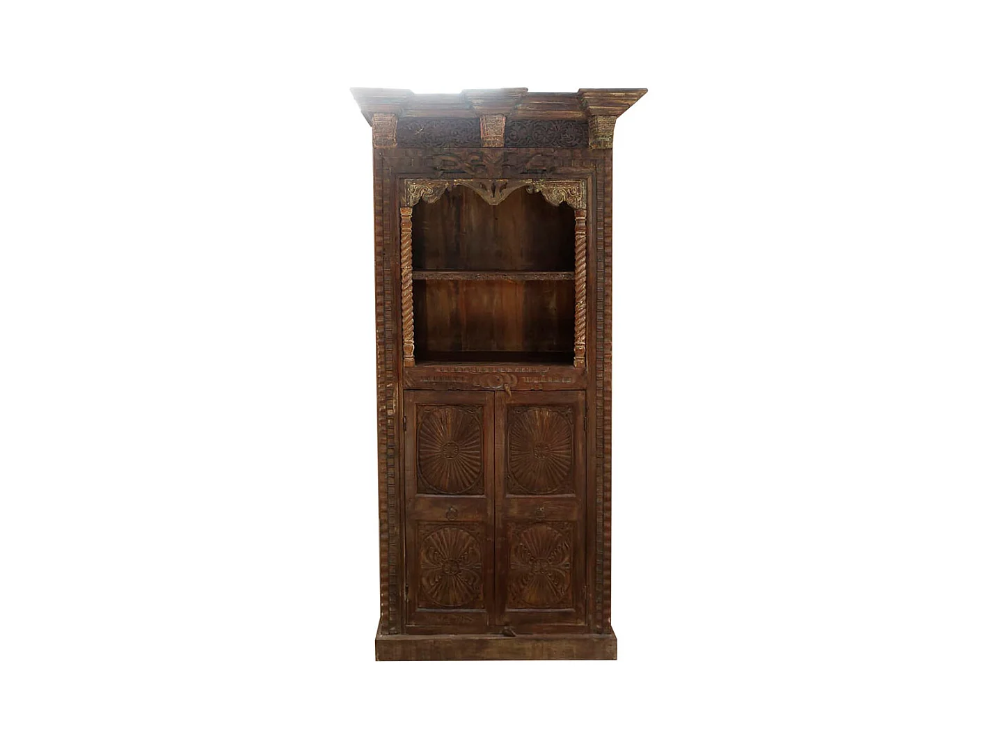 Scaffale in legno marrone 99x53x217h cm