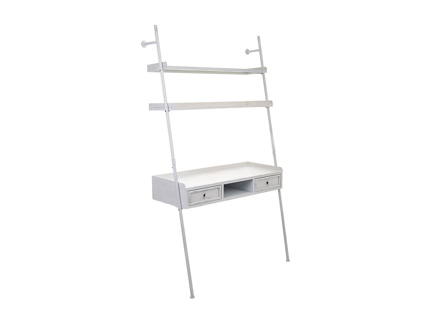 Étagère bureau en métal blanc 107x45x188h