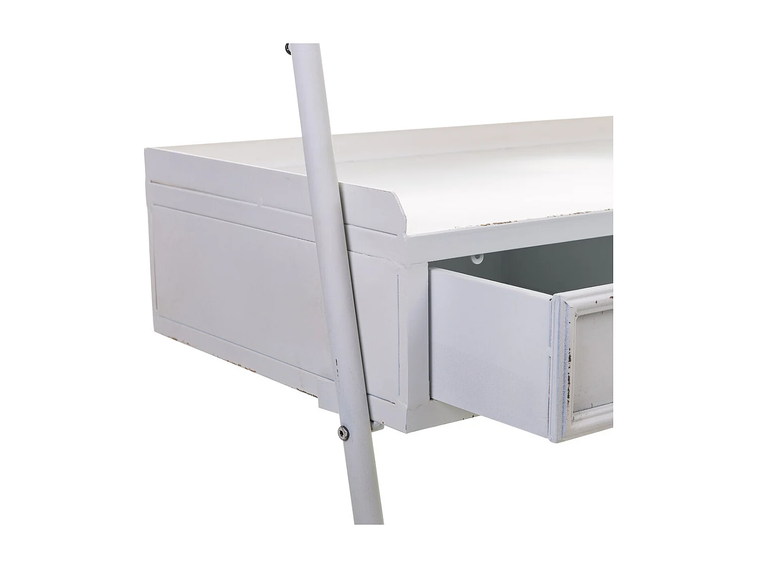 Étagère bureau en métal blanc 107x45x188h
