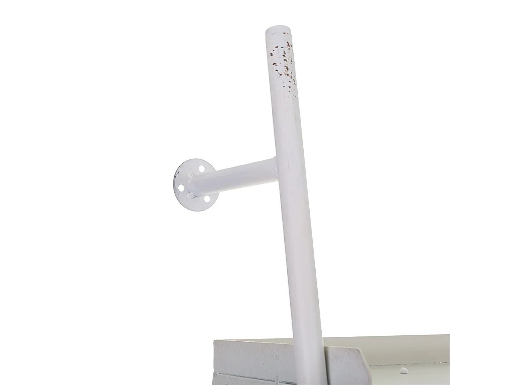 Étagère bureau en métal blanc 107x45x188h