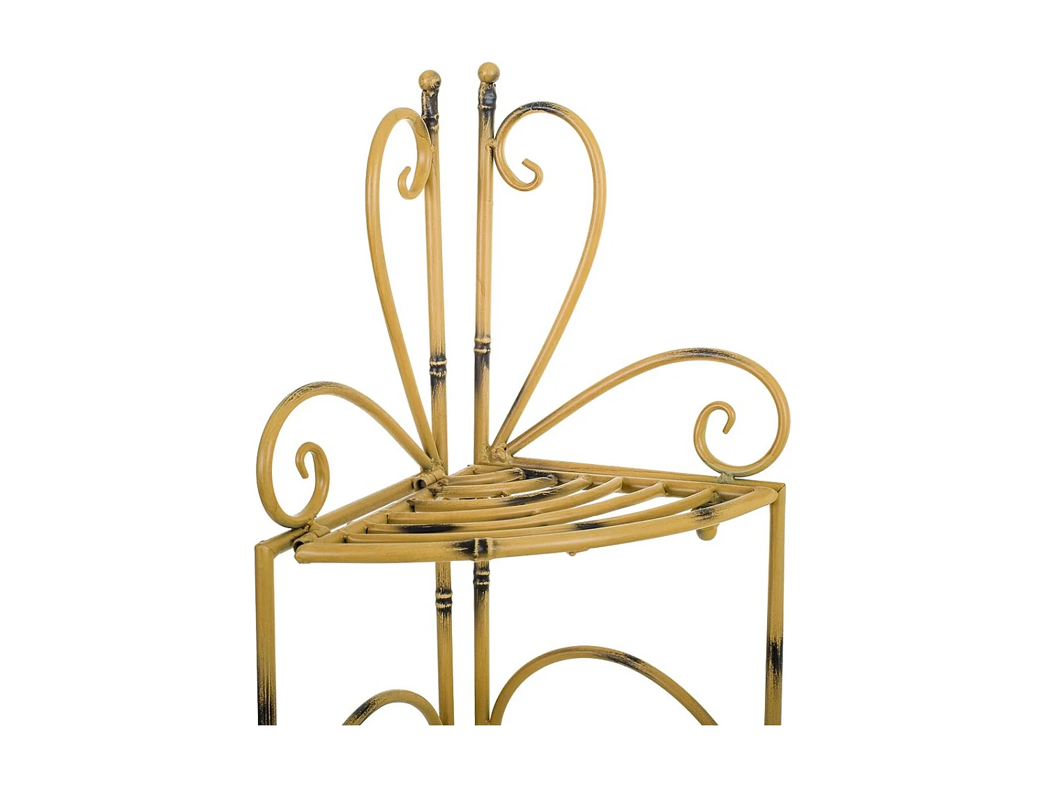 Estante de metal amarelo 82x58x83