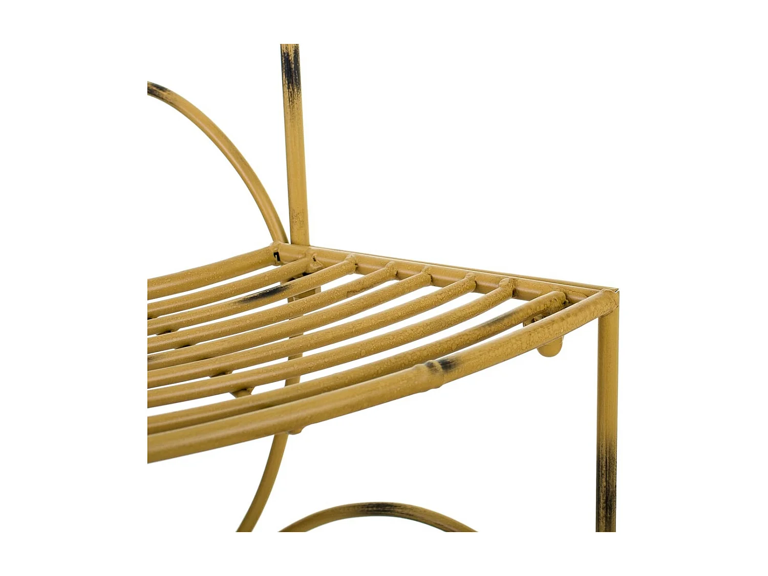 Estante de metal amarelo 82x58x83