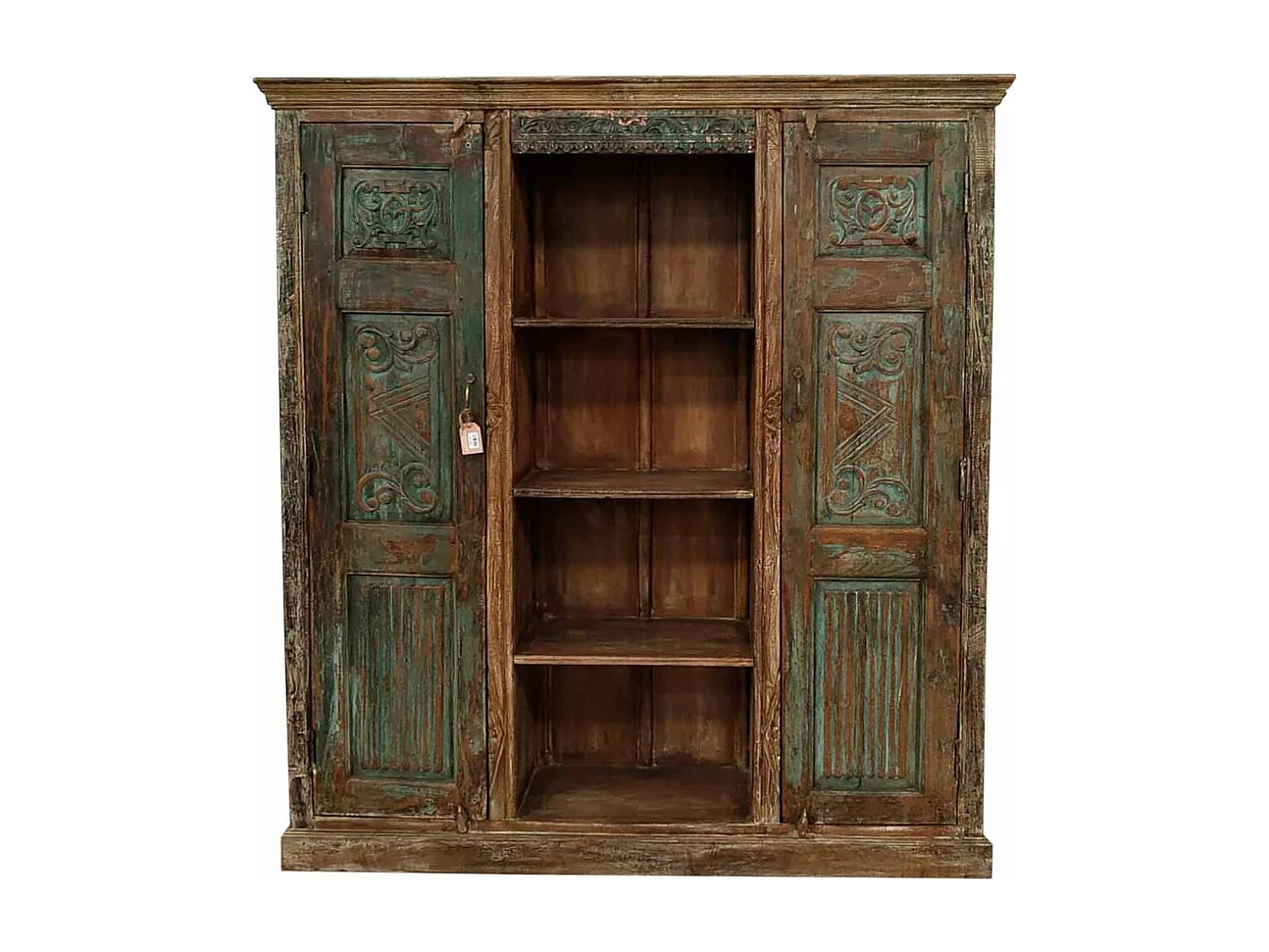 Étagère en bois marron 178x38x207h cm