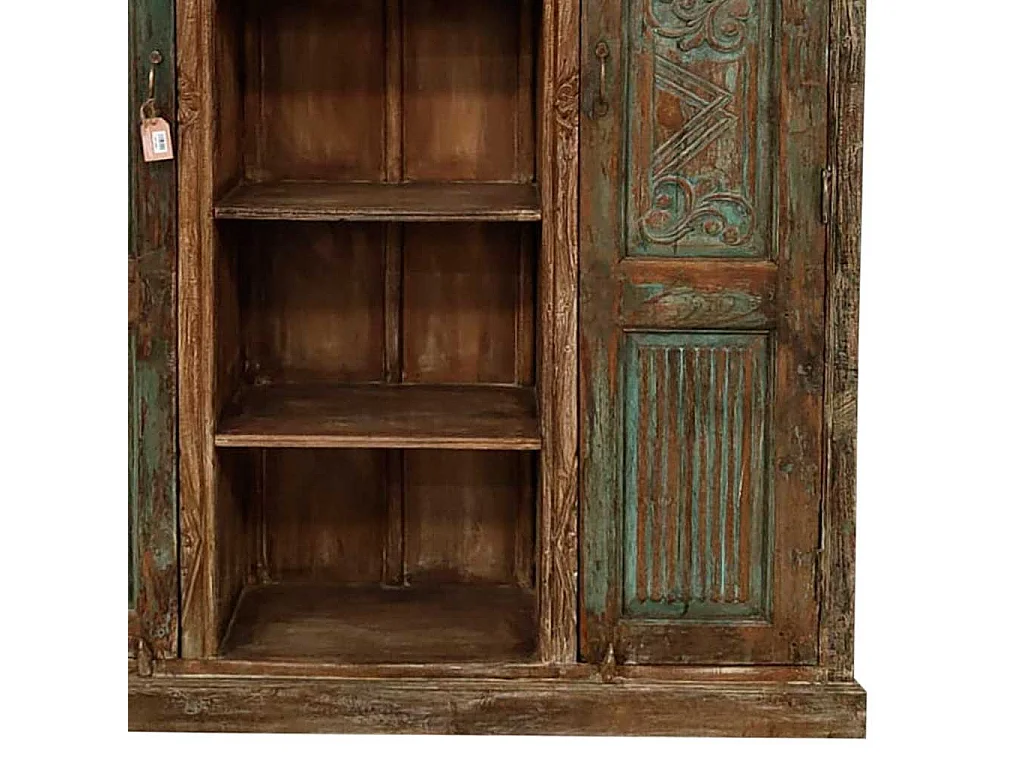 Étagère en bois marron 178x38x207h cm