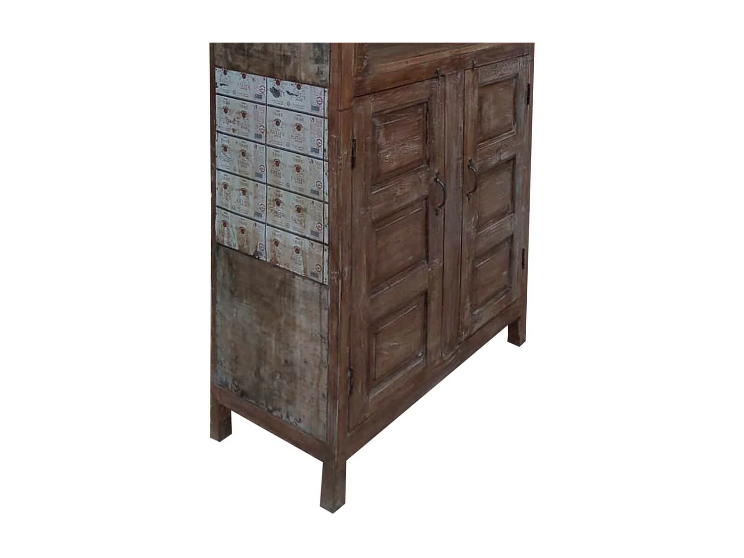 Étagère bibliothèque en bois marron 107x42x213h