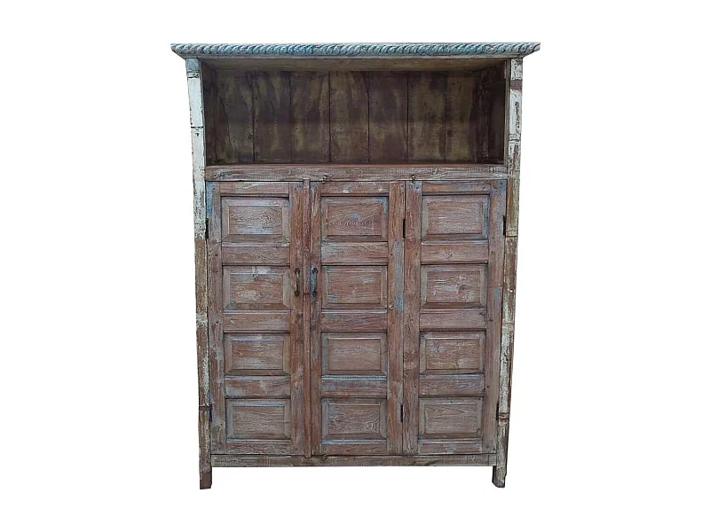 Braunes Holzregal 137x40x186h cm