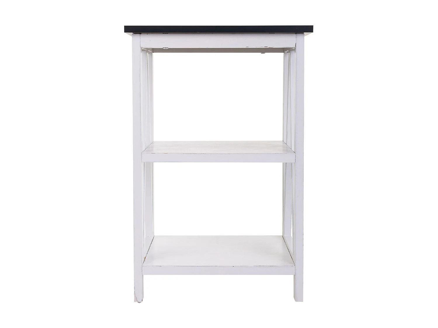 Weißes Holzregal 40x30x60h cm