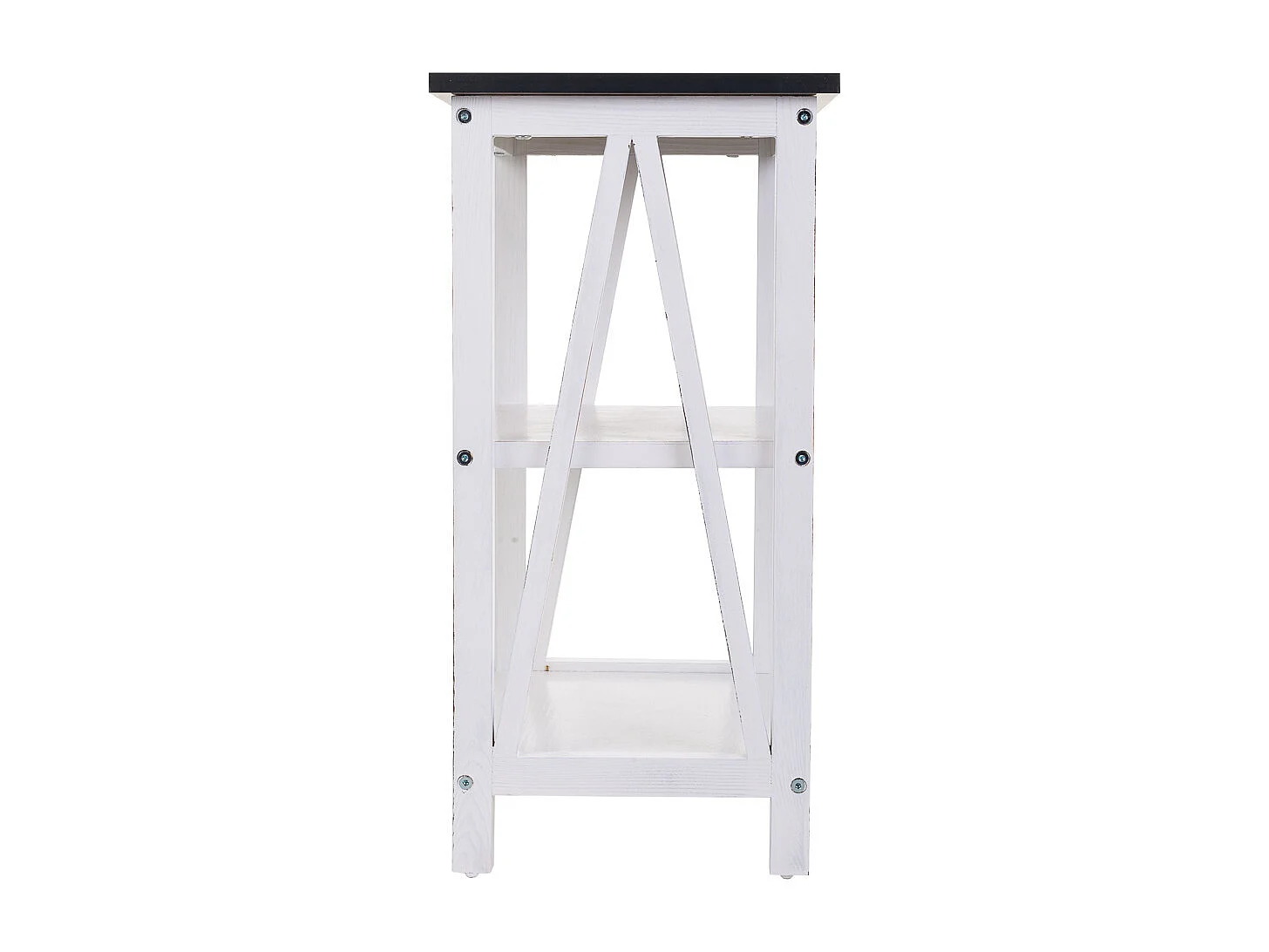 Estantería de madera blanca 40x30x60