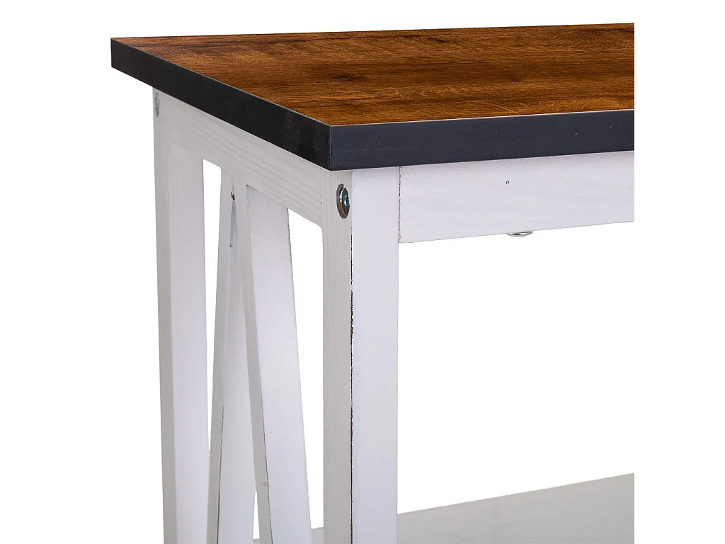 Estantería de madera blanca 40x30x60