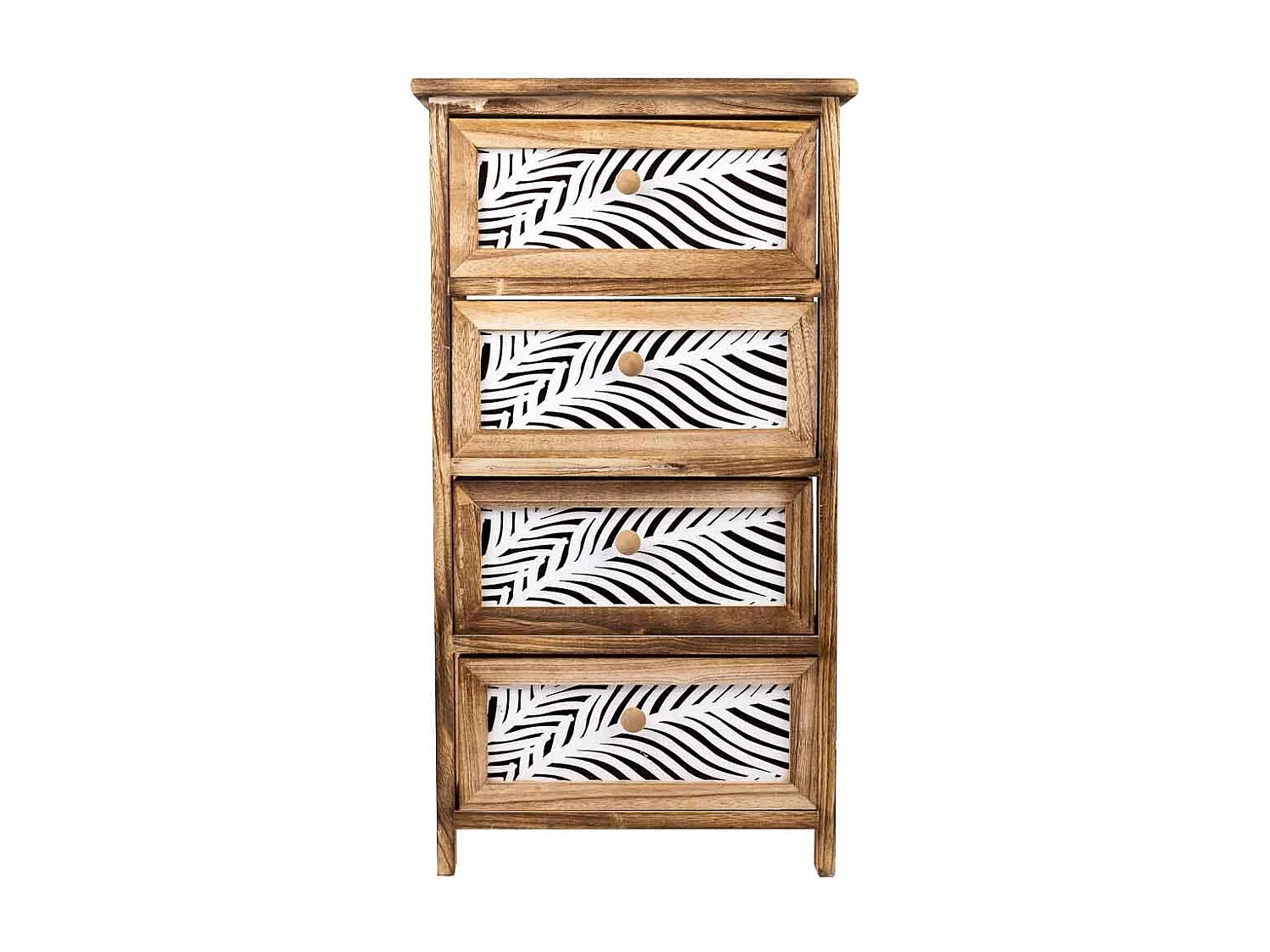 Chiffonnier En Bois Marron 40x29x73h