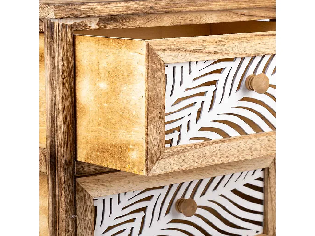 Chiffonnier En Bois Marron 40x29x73h