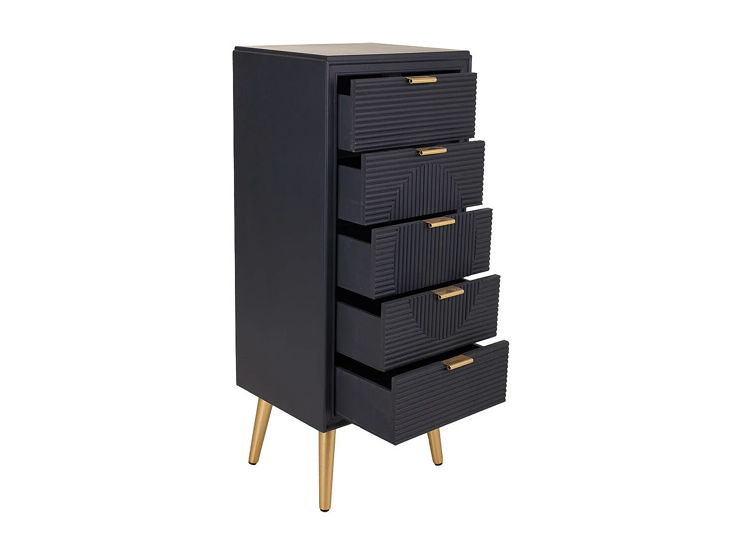 Banc à chaussures en bois gris foncé 80x38x53